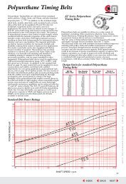 Polyurethane Timing Belts PDF Catalogue - Cross & Morse