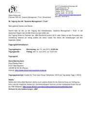 Einladung AK Systems Management / Tivoli - GUIDE SHARE Europe