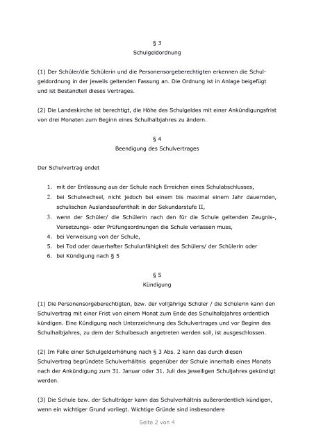 Schulvertrag - Philipp Melanchthon Gymnasium Meine