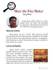 Meet the Kite Maker: Greg Kono - Drachen Foundation