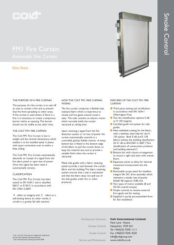 Automatic Fire Curtain