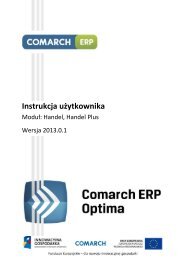 Comarch ERP Optima - Handel