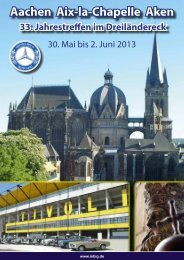 MBIG-Jahrestreffen in Aachen