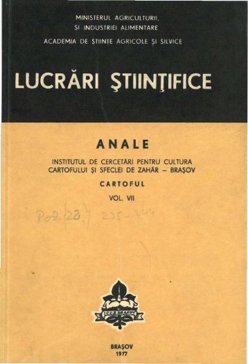anale 7.pdf - Institutul National de Cercetare Dezvoltare pentru ...