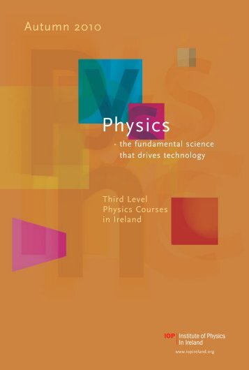 Third Level Physics Courses in Ireland (PDF, 679 KB)