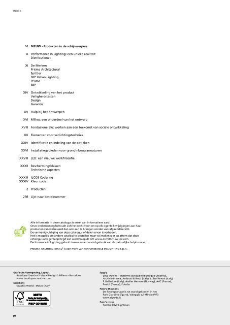 CATALOGUS VOOR bUiTenARmATURen 2012/2013