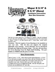 429 SCJ, Holley The Right Stuff ZPC7003 Fuel Pump to Carburetor Line 429 SCJ, Holley The Right Stuff ZPC7003 Fuel Pump to Carburetor Line