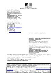 Circulaire N°DHOS/E2/DGS/5C/2006/121 - Ministère des Affaires ...