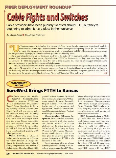 TecHnoLoGy - Broadband Properties