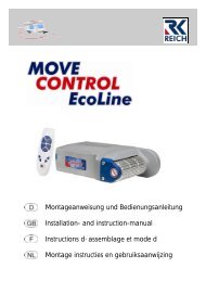 Handleiding MC Ecoline - Reich