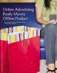 Online Advertising Really Moves Offline Product