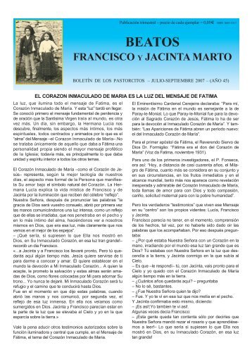 Download - PostulaÃ§Ã£o de Francisco e Jacinta Marto