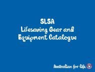 SLSA Lifesaving Gear and Equipment Catalogue - Surf Life Saving ...