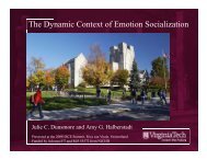 The Dynamic Context of Emotion Socialization