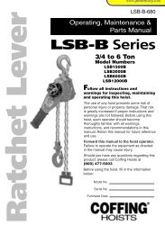 LSB-B Series - Hoists Direct