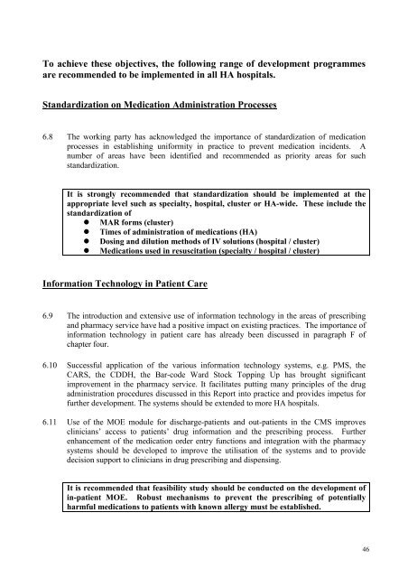 2005 Edition Report on Drug Administration Procedure & Practices ...