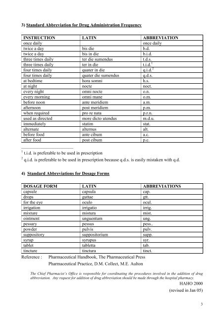 2005 Edition Report on Drug Administration Procedure & Practices ...