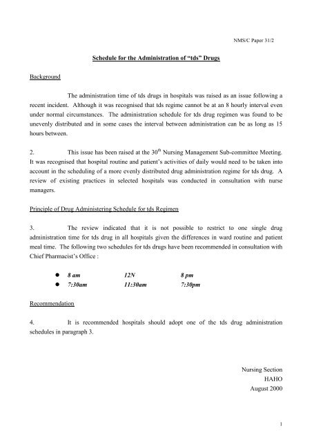 2005 Edition Report on Drug Administration Procedure & Practices ...