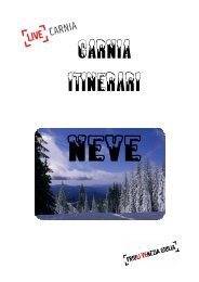 Carnia neve (pdf, 600 Kb) - Turismo Friuli Venezia Giulia