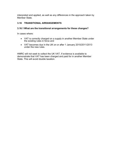 cross border vat changes 2010 - HM Revenue & Customs