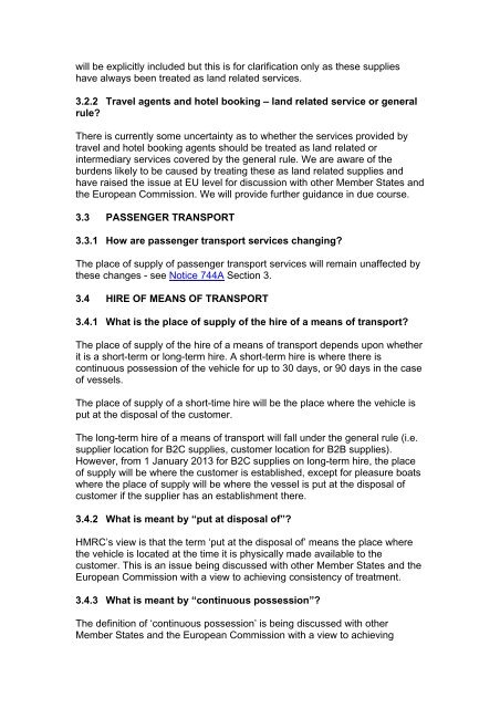 cross border vat changes 2010 - HM Revenue & Customs