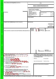 Beglaubigungsgesuch und Ursprungszeugnis