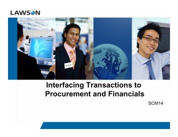 Interfacing Transactions to Procurement and ... - Digital Concourse