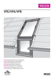 Gevelelement - type VFE/VFA/VFB - Velux