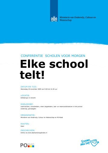 Elke school telt! - Beter Onderwijs Nederland