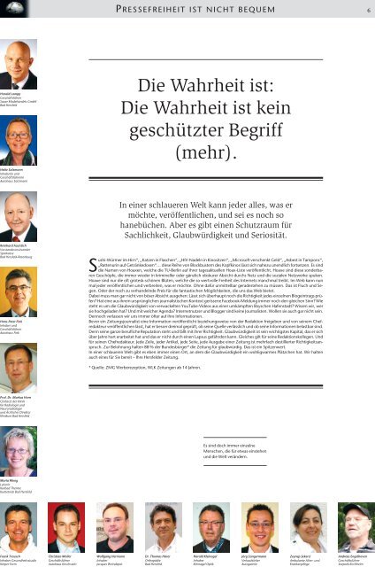 Zum Tag der Pressefreiheit am 03. Mai - Hersfelder Zeitung