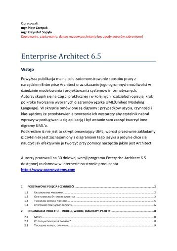 skrypt Enterprise Architect 6 5.pdf