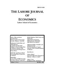 Vol.13 No.1.pdf - Lahore School of Economics