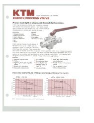 Energy/Process, KTM - Associated Valve