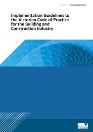 Implementation Guidelines to the Victorian Code of Practice for the ...