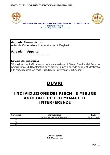 DUVRI GLOBAL SERVICE ODONTOIATRIA [file.pdf] - AouCagliari