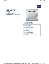 ADG 5600 FD tekniska fakta - Tretti.se