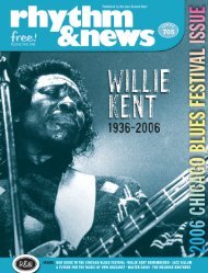 ALSO IN THIS ISSUE: BLUES REVIEWS, JAZZ - Delmark Records