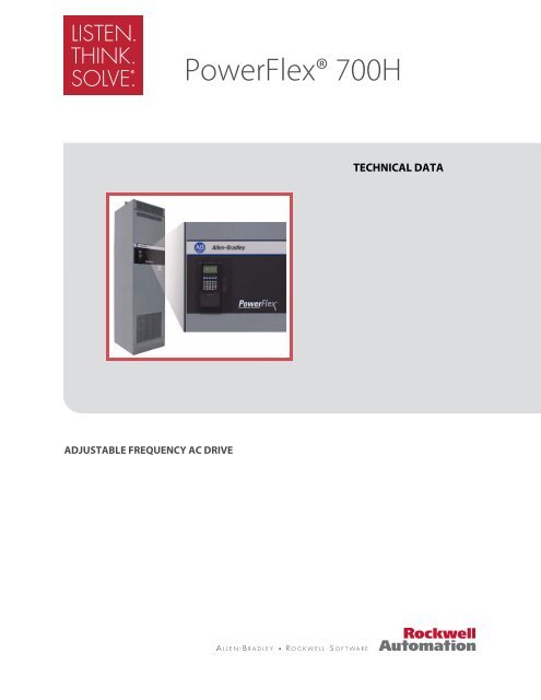 PowerFlex 700H AC Drive Technical Data