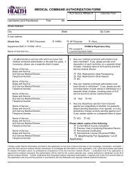 medical command authorization form - Eastern EMS Council