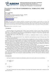 wavelet analysis of experimental turbulence time series