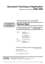 Document Technique d'Application Hyrene Spot - Axter