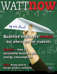 download a PDF of the full February 2010 issue - Watt Now Magazine