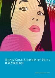 ORDER FORM - Hong Kong University Press