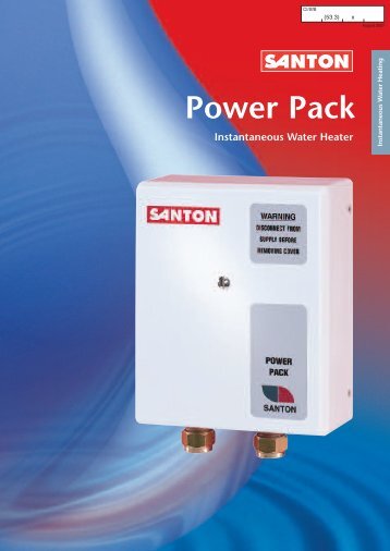 Power Pack Instantaneous Water Heater - UK Plumbing Ltd