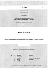 Analyse expérimentale et modélisation du fonctionnement d'hélices ...