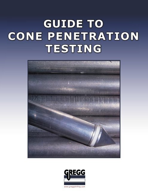 GUIDE TO CONE PENETRATION TESTING - SPGEO