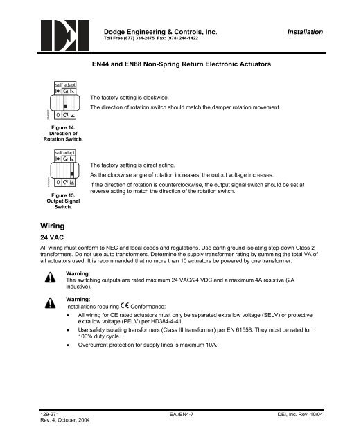 Type A - EN44, EN88 Installation Instructions - Dodge Engineering ...