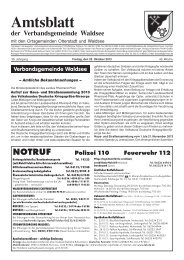 Kalenderwoche 43 - Verbandsgemeinde Waldsee