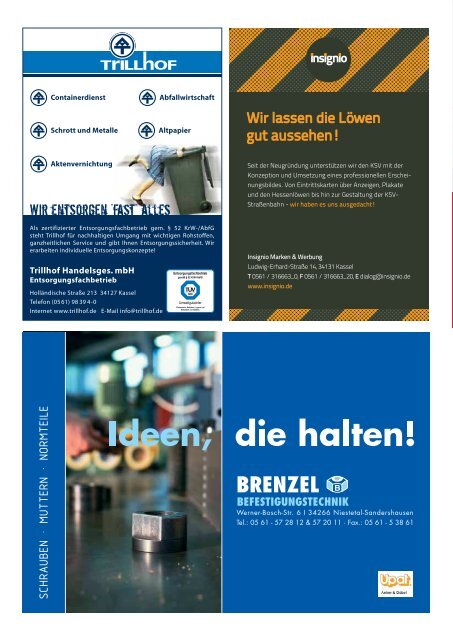 Infos unter www.sw-kassel.de - KSV Hessen Kassel - lopri ...