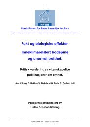 FUKT-Hodepine-og tretthet-NFBIB-2005.pdf - Norsk Forum for Bedre ...